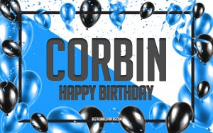 Happy Birthday Corbin Birthday Balloons Background Happy Birthday Roman