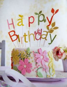 The Collection Of Wonderful Birthday Quotes For Your Happy Birthday Cake Flower