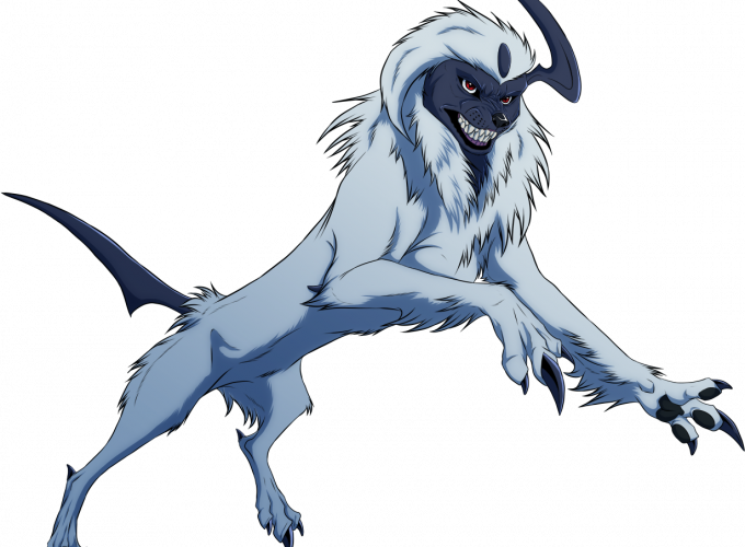 Absol Pokemon PNG Isolated Image