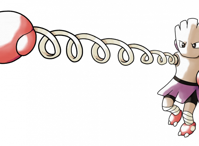 Hitmonchan Pokemon PNG Isolated HD