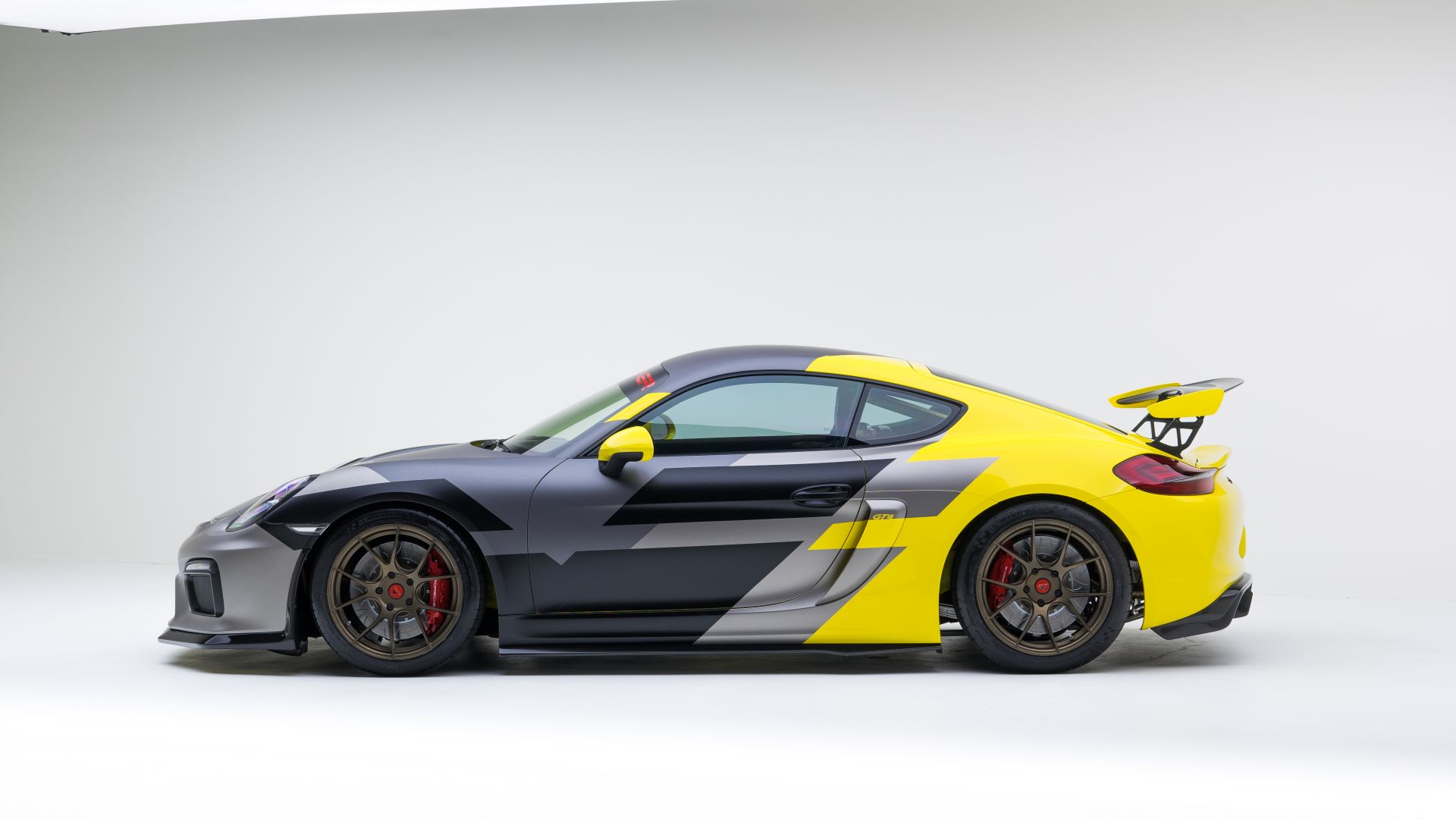 Download Porsche Cayman GT4 Vorsteiner tuning sport car Wallpaper