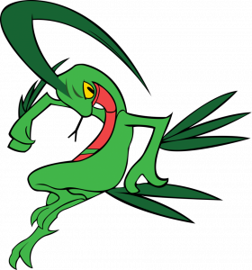 Grovyle Pokemon Background PNG Image