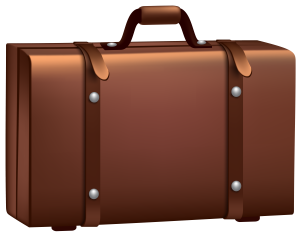 Brown Briefcase PNG Clipart Background