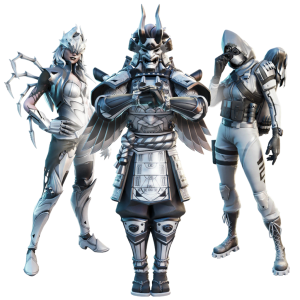 Fornite Corrupted Shogun Background PNG Image