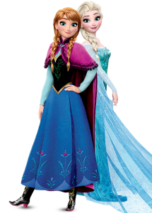 Frozen Anna Elsa PNG HD