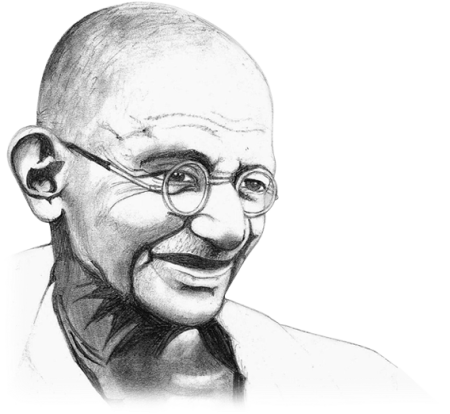 Mahatma-Gandhi-Transparent-PNG.png - 4k Wallpapers