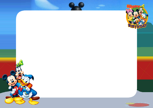 Mickey Mouse Frame PNG File