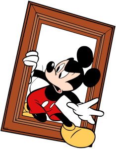 Mickey Mouse Frame PNG Transparent