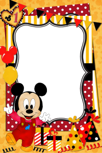 Mickey Mouse Frame Transparent PNG