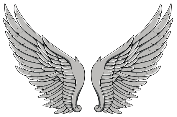 Wings Tattoo PNG Clipart Background