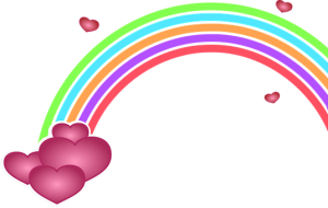Curved Rainbow PNG HD Quality