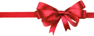 Red Christmas Ribbon Soft PNG