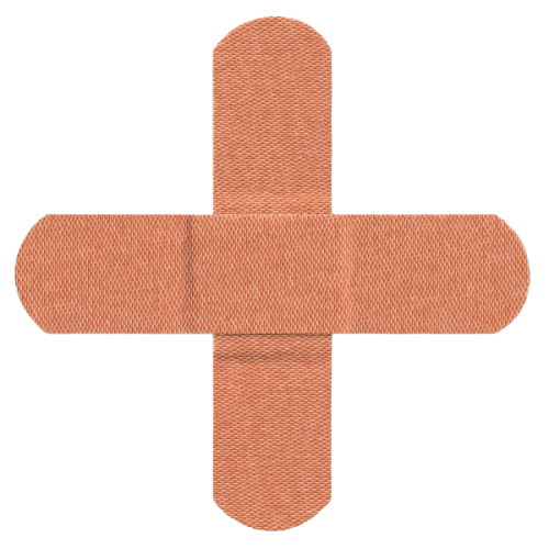 Crossed Band Aids PNG Clipart Background