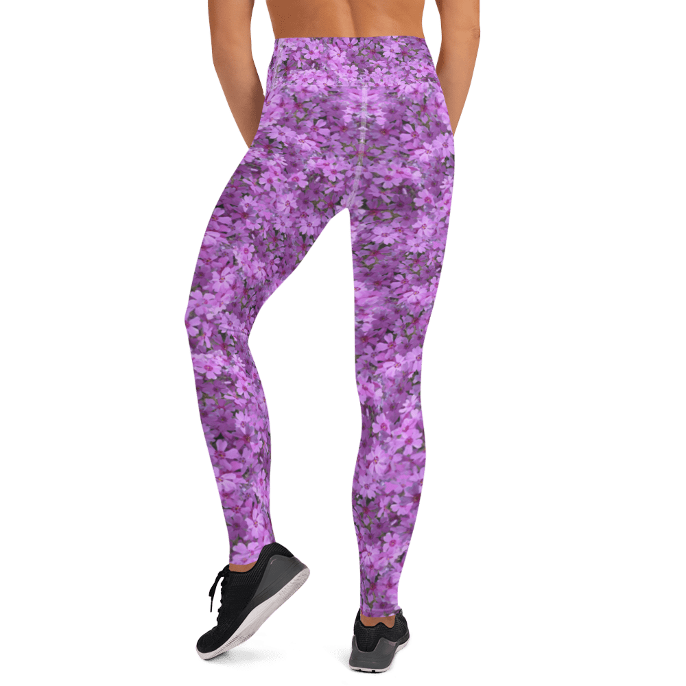 Woman Purple Leggings PNG Pic Background